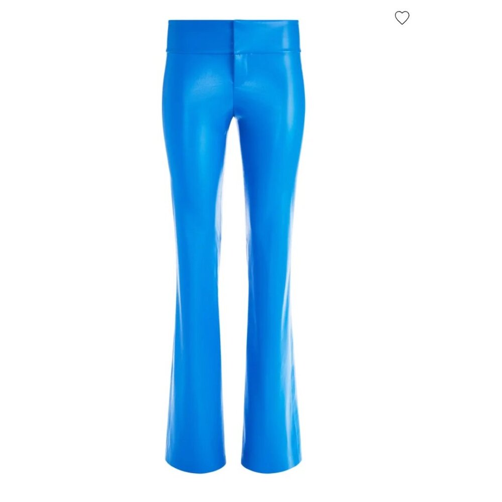 Alice + Olivia vegan leather bootcut pants